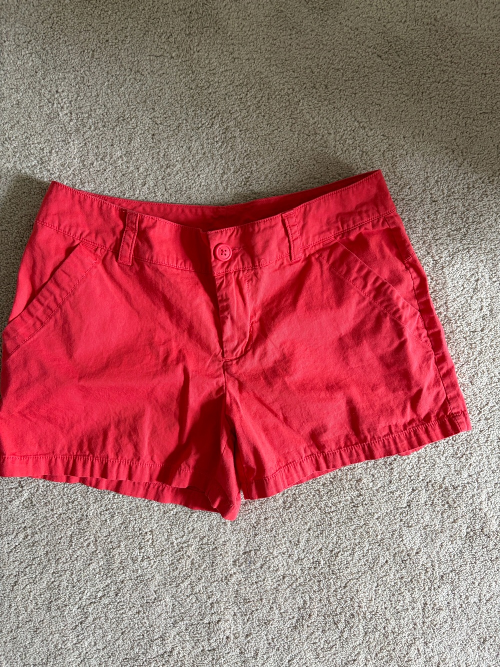 Columbia Women’s Red Flat Front Casual Shorts